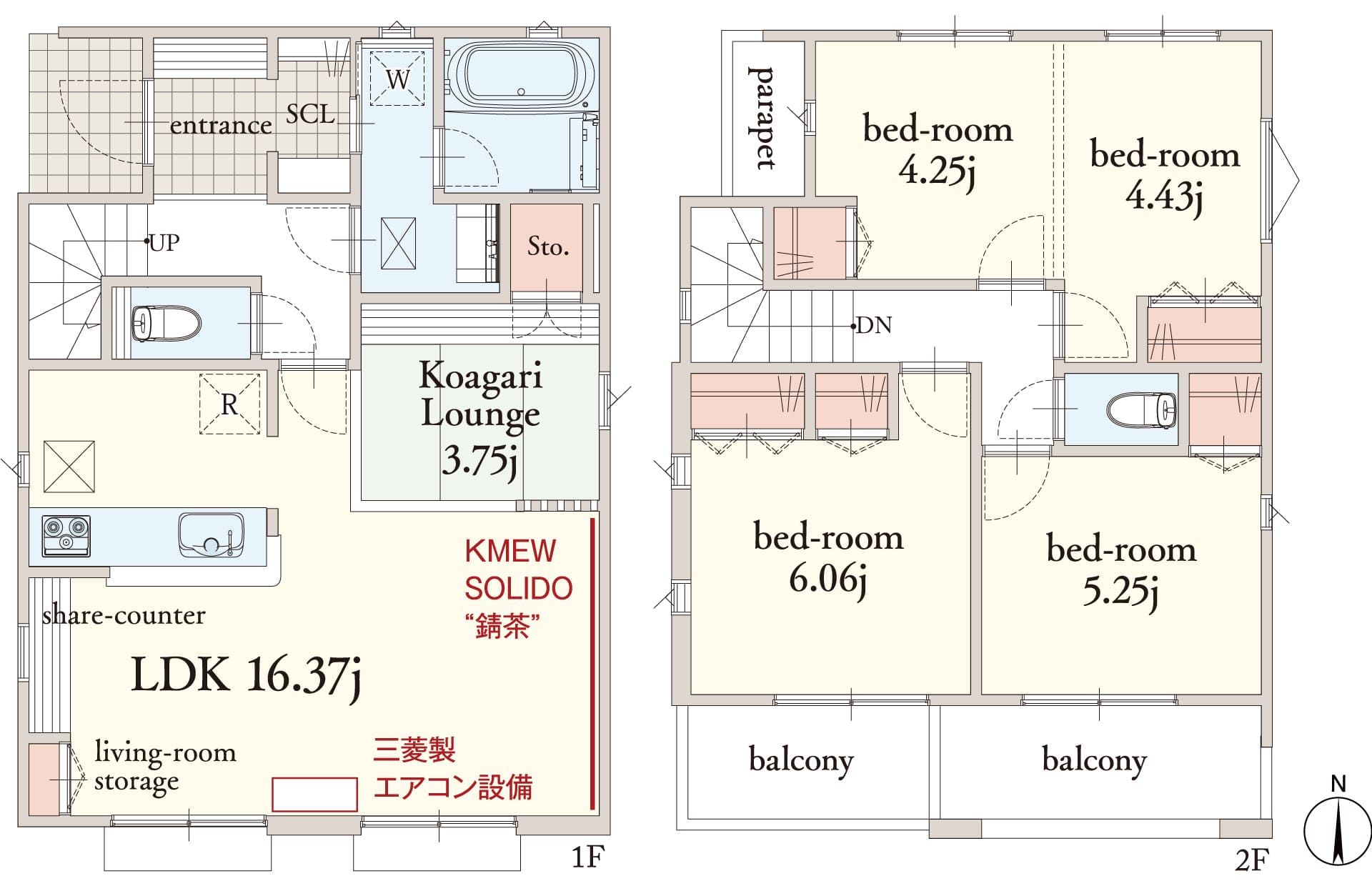 1号棟_間取図