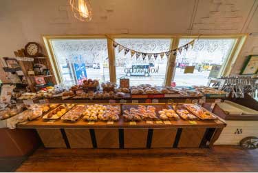 陳列されているパン