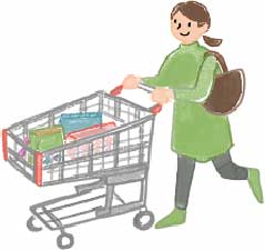 買い物イラスト