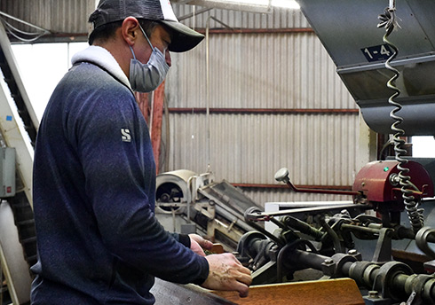 製茶工程の一部