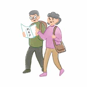 老夫婦イラスト